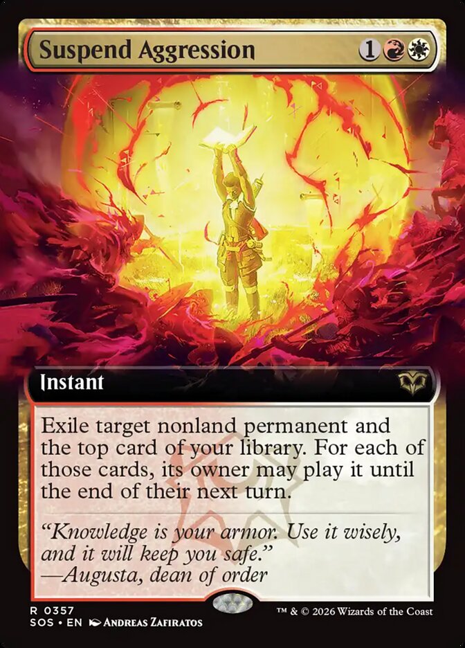 Suspend Aggression - Secrets of Strixhaven
