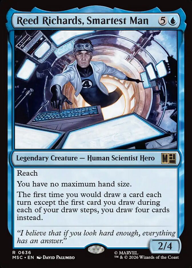 Reed Richards, Smartest Man - Marvel Super Heroes Commander