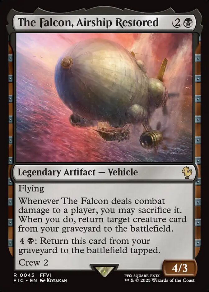 The Falcon, Airship Restored - Final Fantasy Commander