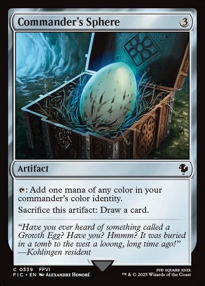 Commander's Sphere - Final Fantasy Commander