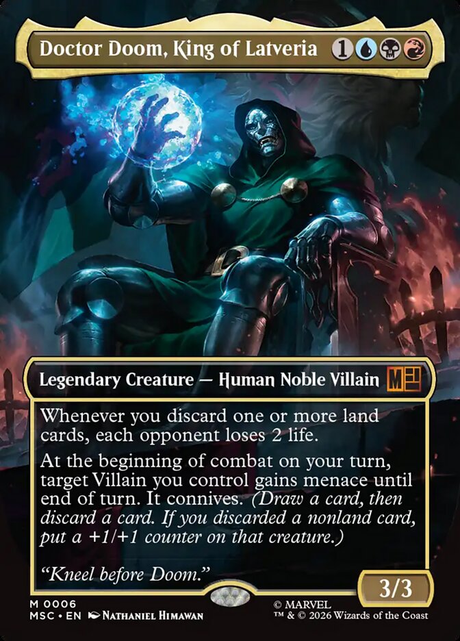 Doctor Doom, King of Latveria - Marvel Super Heroes Commander