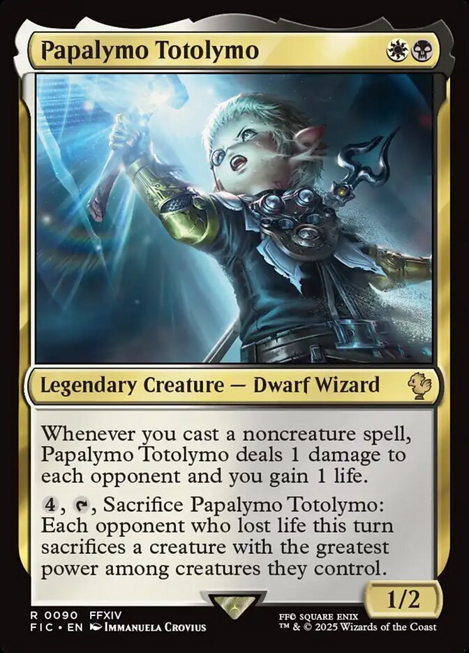 Papalymo Totolymo - Final Fantasy Commander