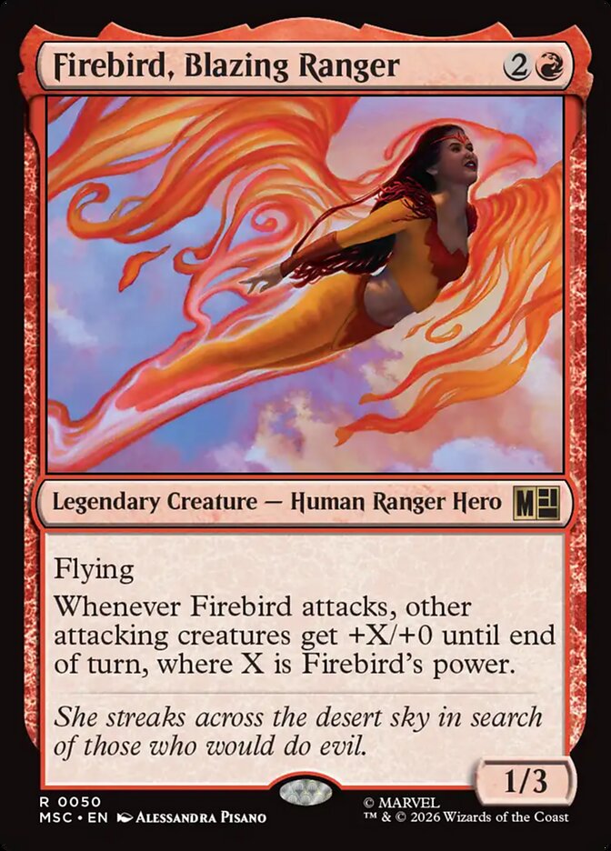 Firebird, Blazing Ranger - Marvel Super Heroes Commander