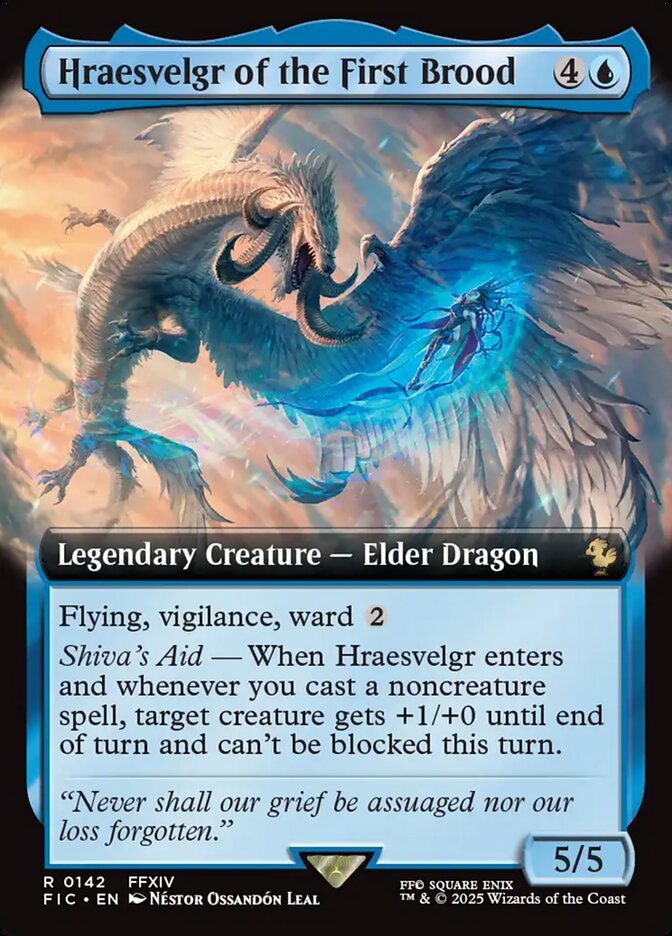 Hraesvelgr of the First Brood - Final Fantasy Commander