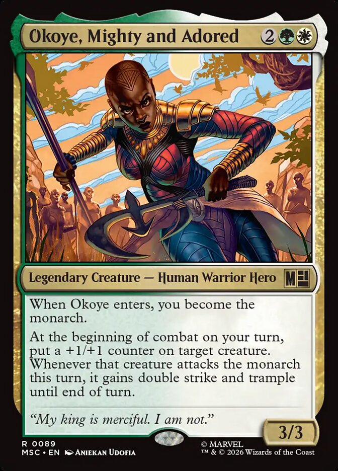 Okoye, Mighty and Adored - Marvel Super Heroes Commander
