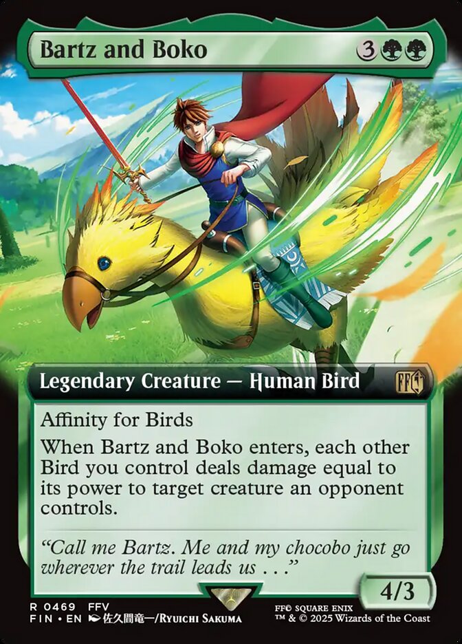 Bartz and Boko - Final Fantasy