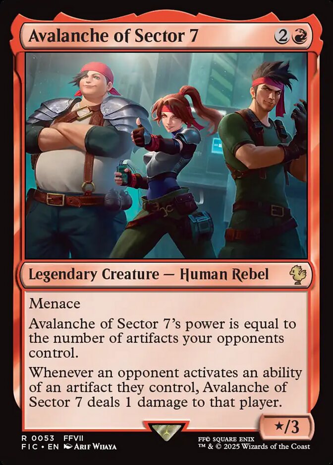 Avalanche of Sector 7 - Final Fantasy Commander