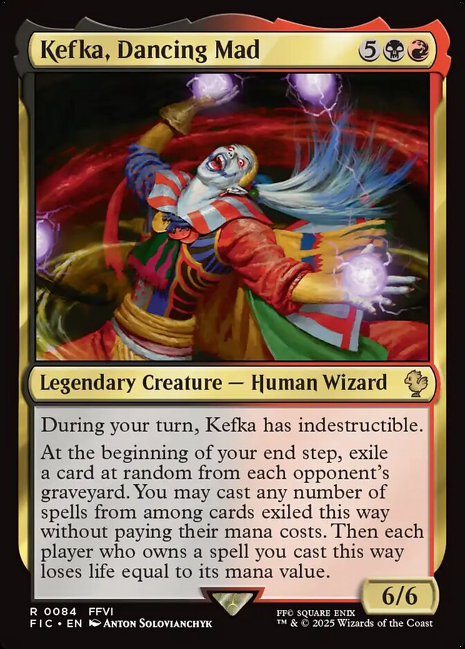 Kefka, Dancing Mad - Final Fantasy Commander