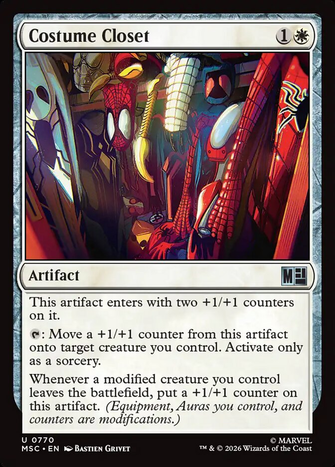 Costume Closet - Marvel Super Heroes Commander