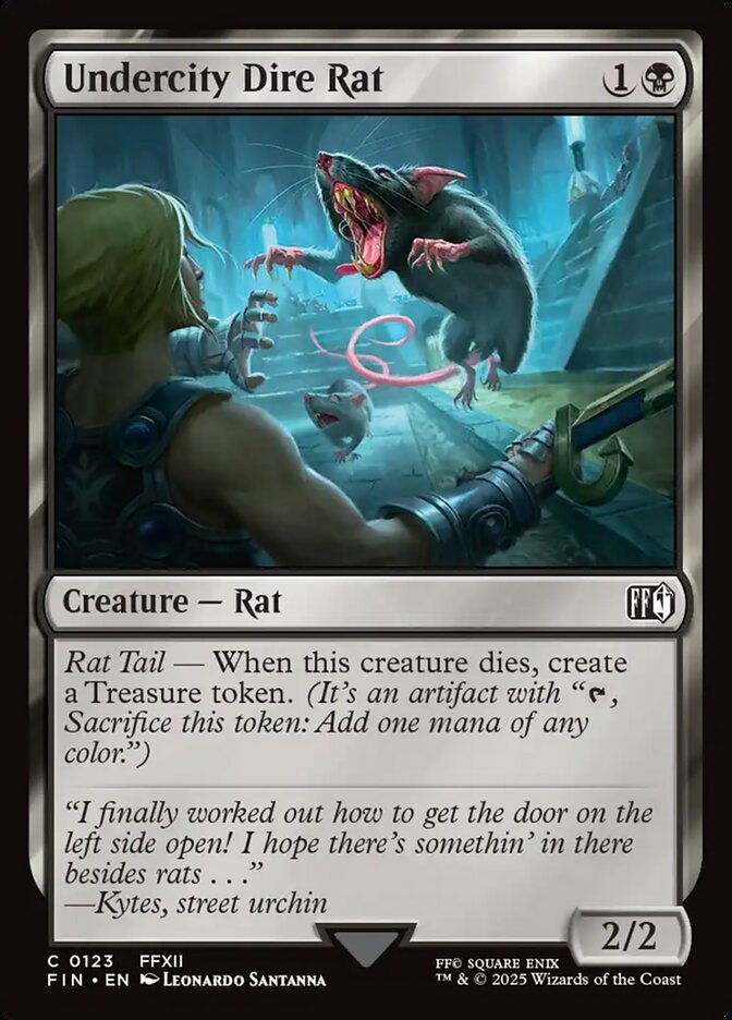Undercity Dire Rat - Final Fantasy