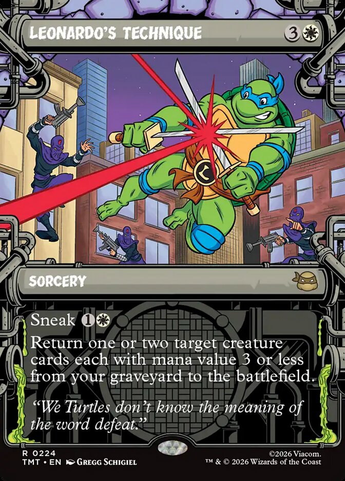 Leonardo's Technique - Teenage Mutant Ninja Turtles