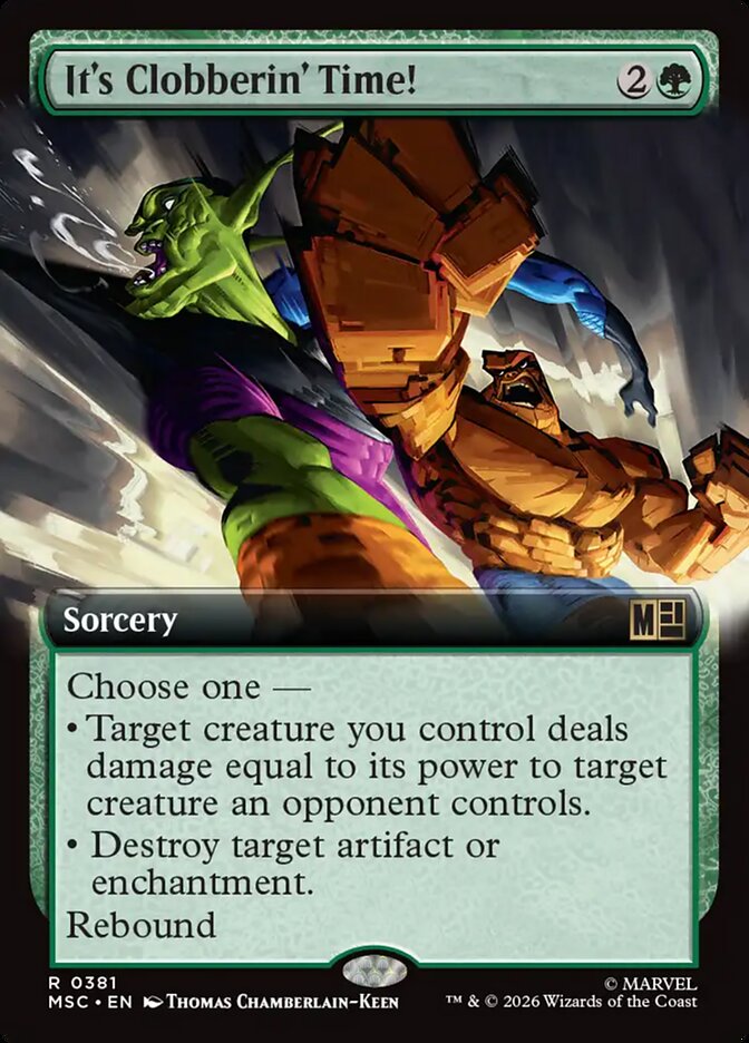 It's Clobberin' Time! - Marvel Super Heroes Commander