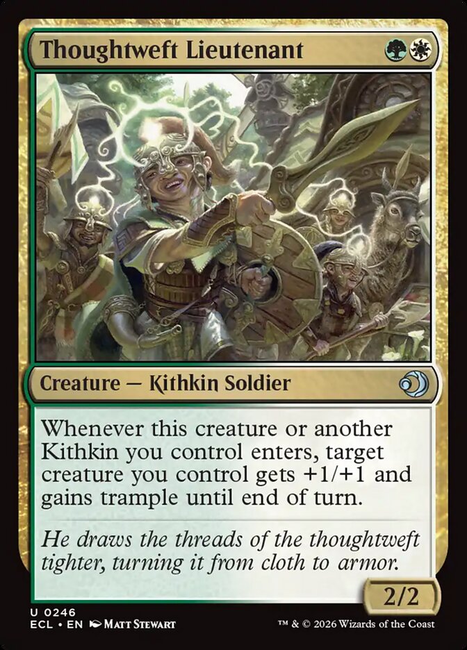 Thoughtweft Lieutenant - Lorwyn Eclipsed