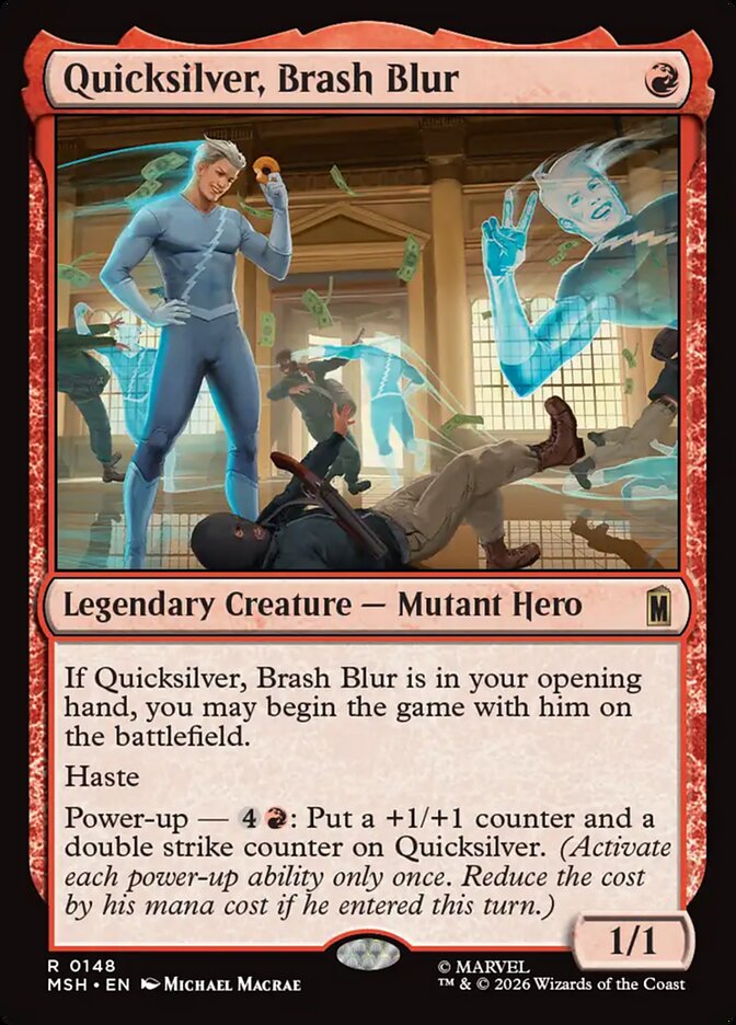 Quicksilver, Brash Blur - Marvel Super Heroes