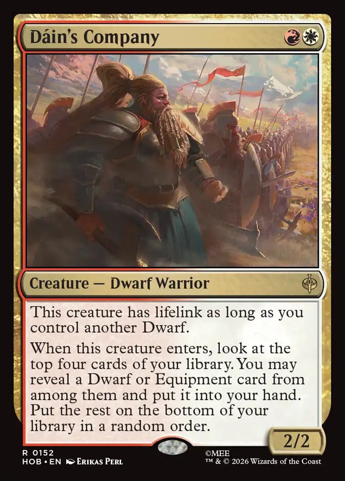 Dáin's Company - The Hobbit