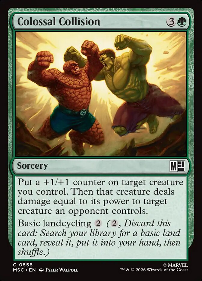 Colossal Collision - Marvel Super Heroes Commander