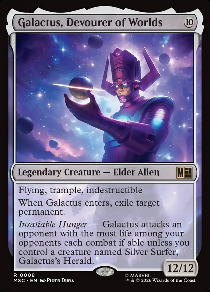 Galactus, Devourer of Worlds - Marvel Super Heroes Commander