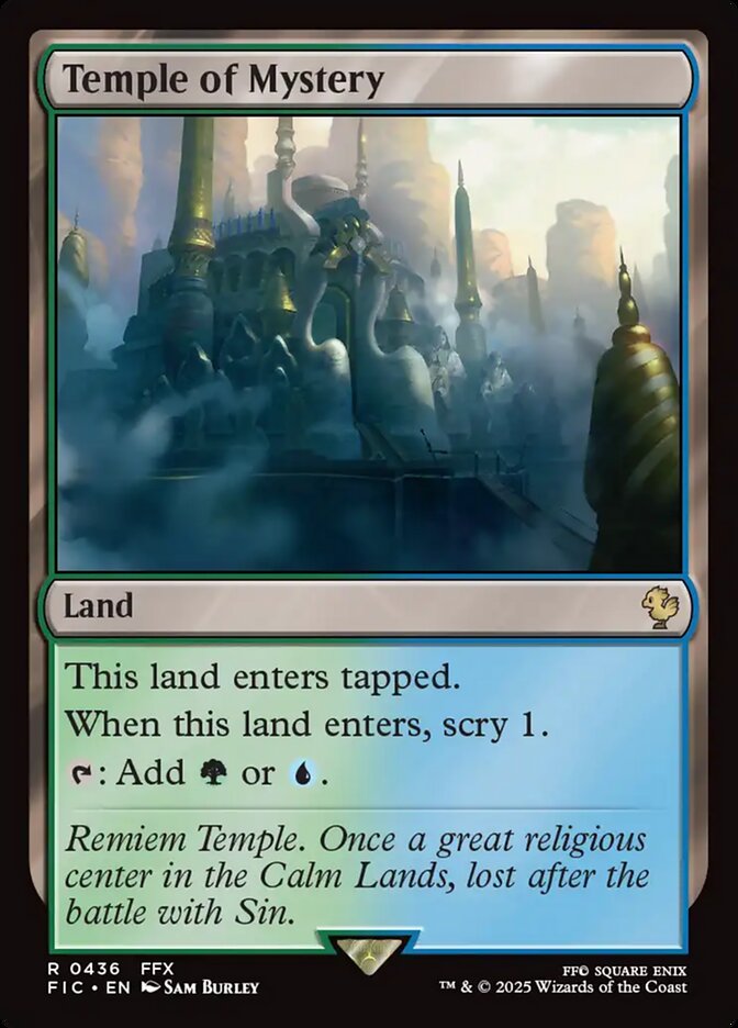 Temple of Mystery - Final Fantasy Commander