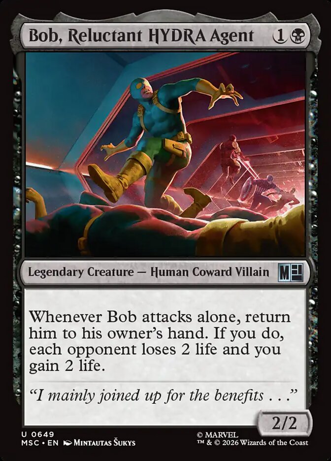 Bob, Reluctant HYDRA Agent - Marvel Super Heroes Commander