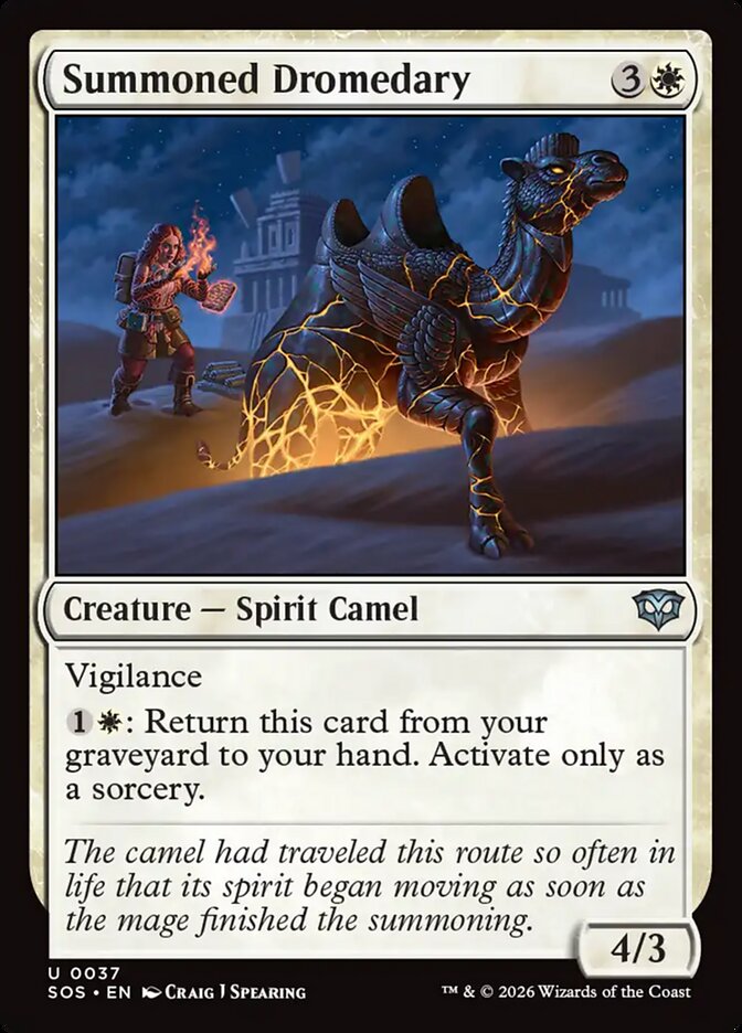 Summoned Dromedary - Secrets of Strixhaven