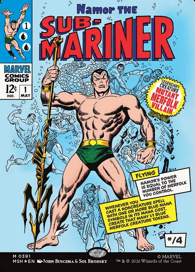 Namor the Sub-Mariner - Marvel Super Heroes