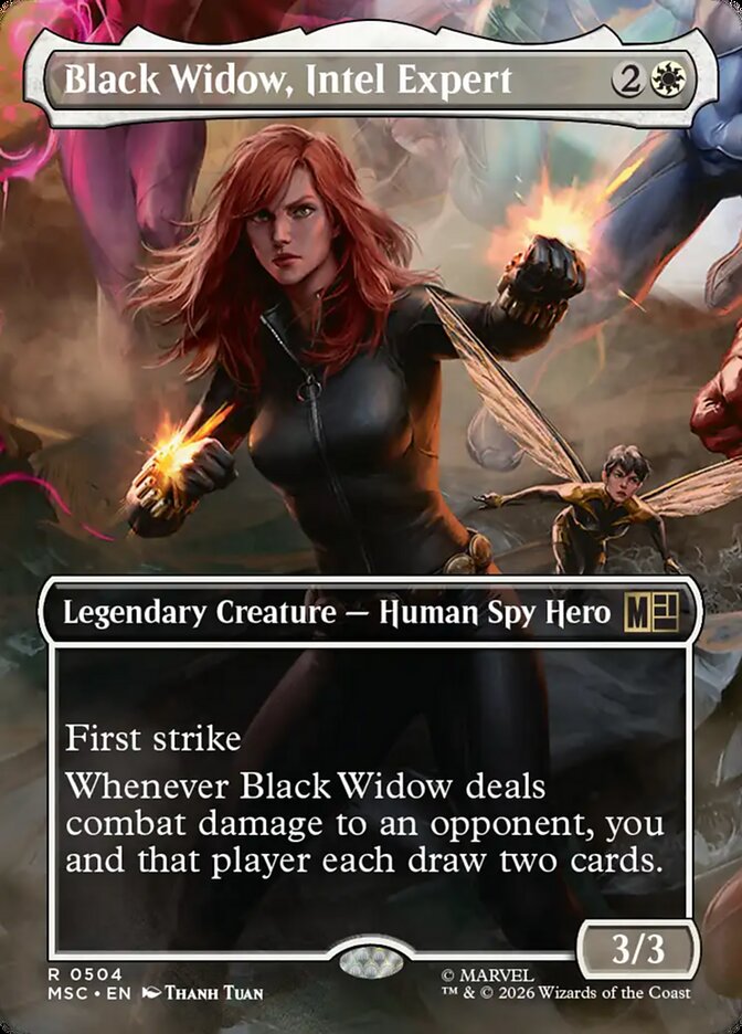 Black Widow, Intel Expert - Marvel Super Heroes Commander