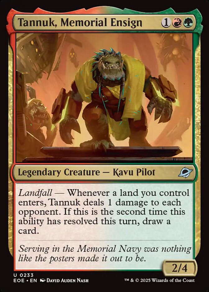 Tannuk, Memorial Ensign - Edge of Eternities