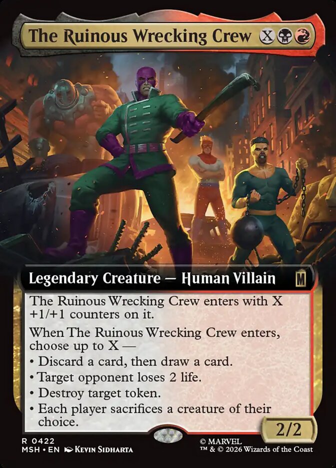 The Ruinous Wrecking Crew - Marvel Super Heroes