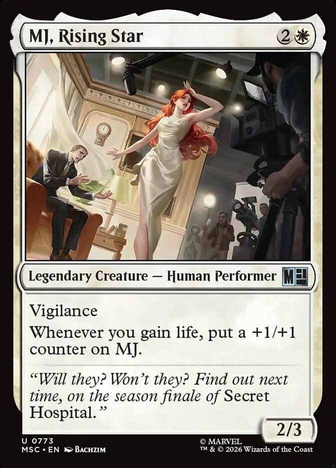 MJ, Rising Star - Marvel Super Heroes Commander