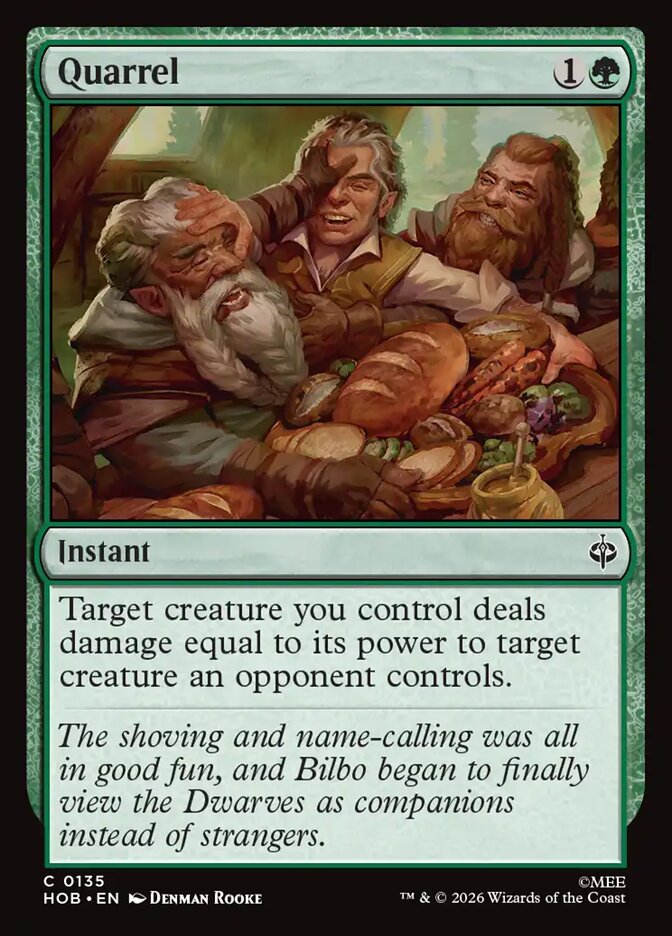 Quarrel - The Hobbit