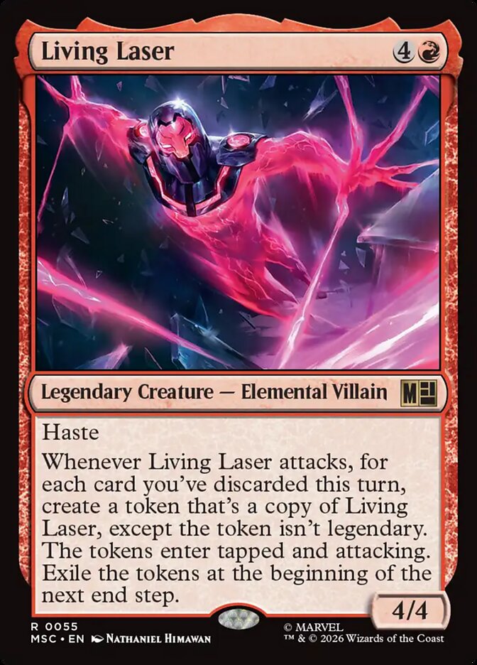 Living Laser - Marvel Super Heroes Commander