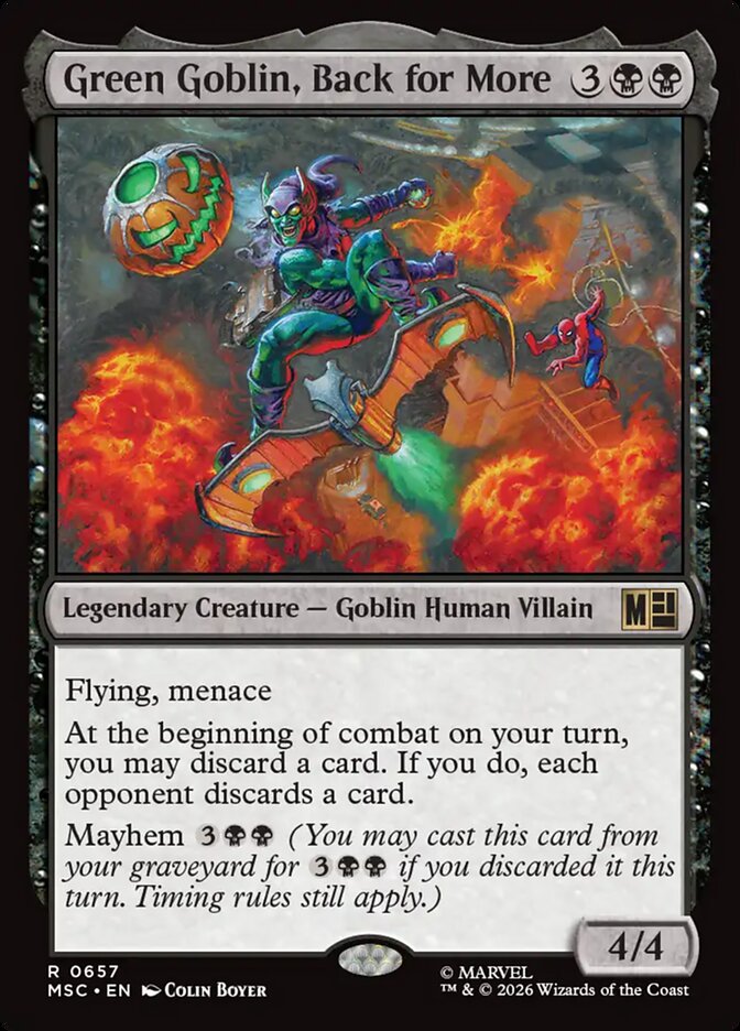 Green Goblin, Back for More - Marvel Super Heroes Commander