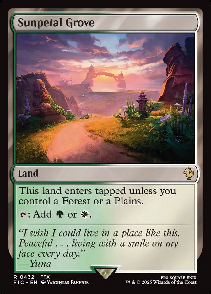 Sunpetal Grove - Final Fantasy Commander
