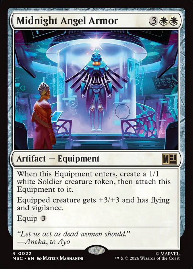 Midnight Angel Armor - Marvel Super Heroes Commander