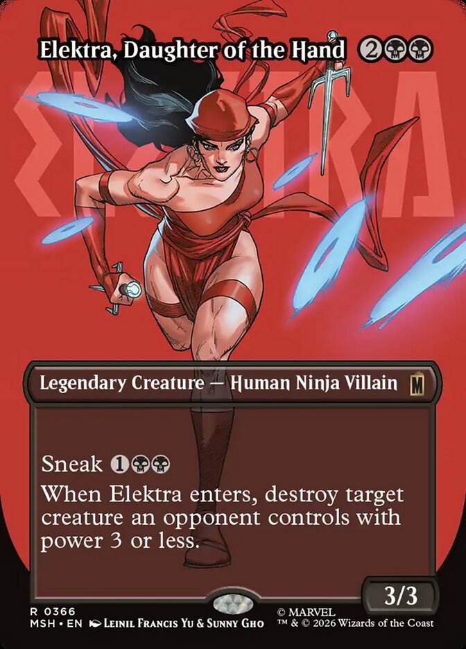Elektra, Daughter of the Hand - Marvel Super Heroes