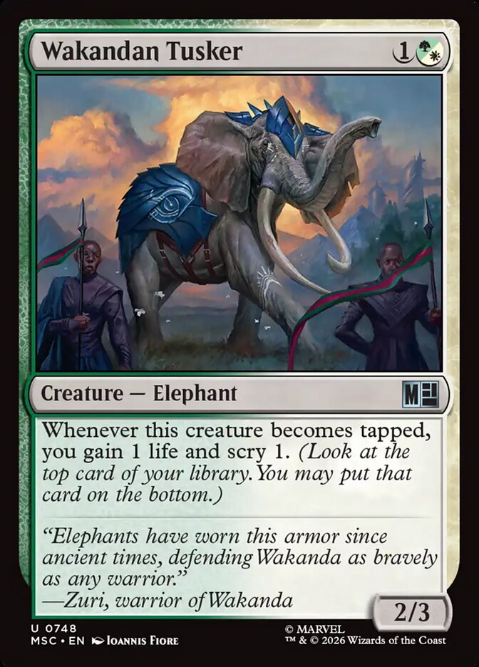 Wakandan Tusker - Marvel Super Heroes Commander
