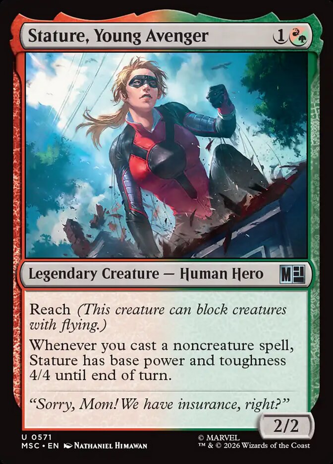Stature, Young Avenger - Marvel Super Heroes Commander