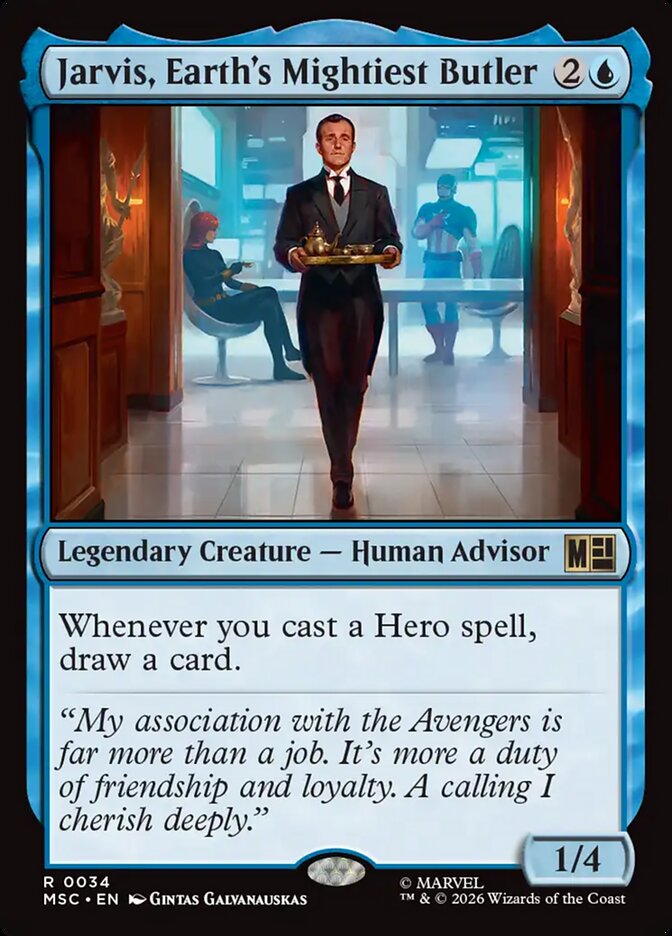 Jarvis, Earth's Mightiest Butler - Marvel Super Heroes Commander