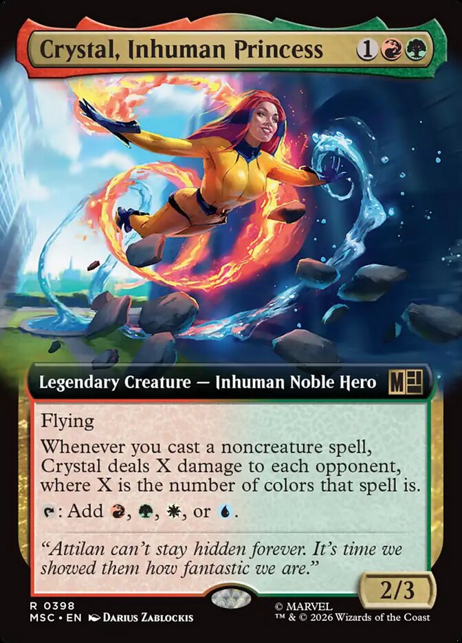 Crystal, Inhuman Princess - Marvel Super Heroes Commander