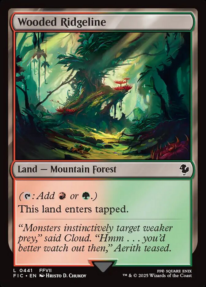 Wooded Ridgeline - Final Fantasy Commander
