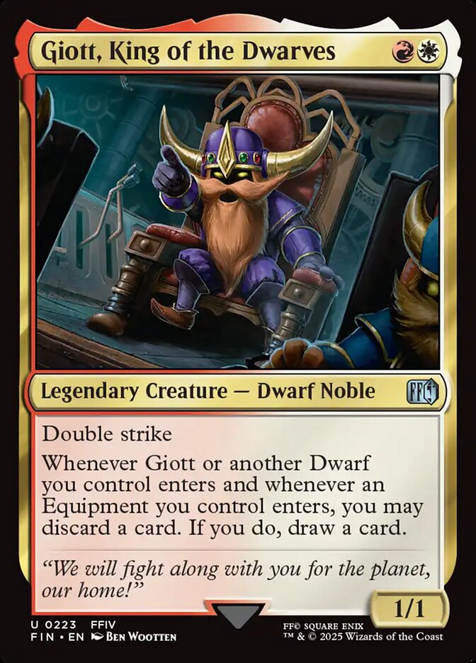 Giott, King of the Dwarves - Final Fantasy