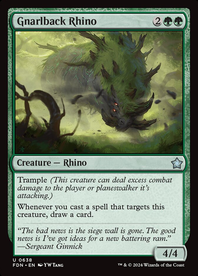 Gnarlback Rhino - Foundations