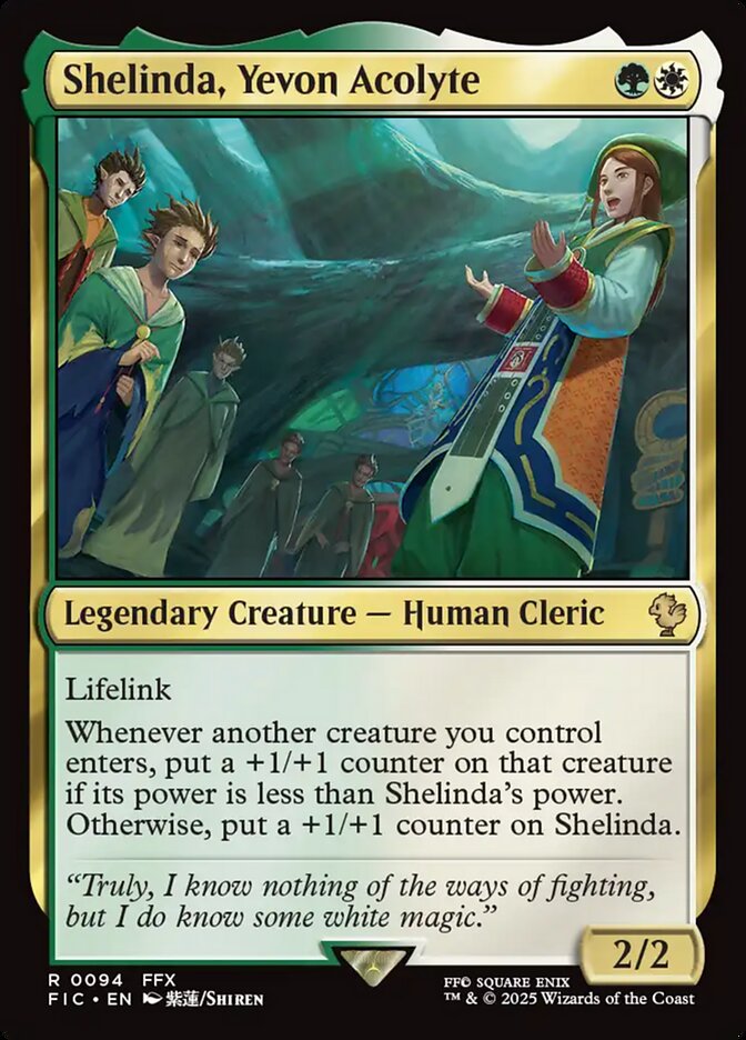 Shelinda, Yevon Acolyte - Final Fantasy Commander
