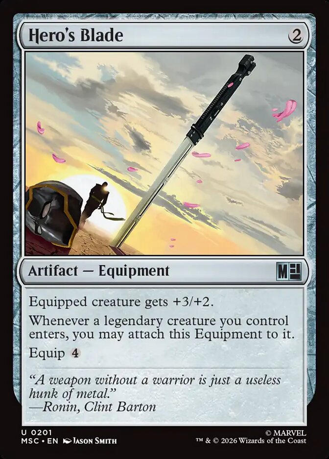 Hero's Blade - Marvel Super Heroes Commander