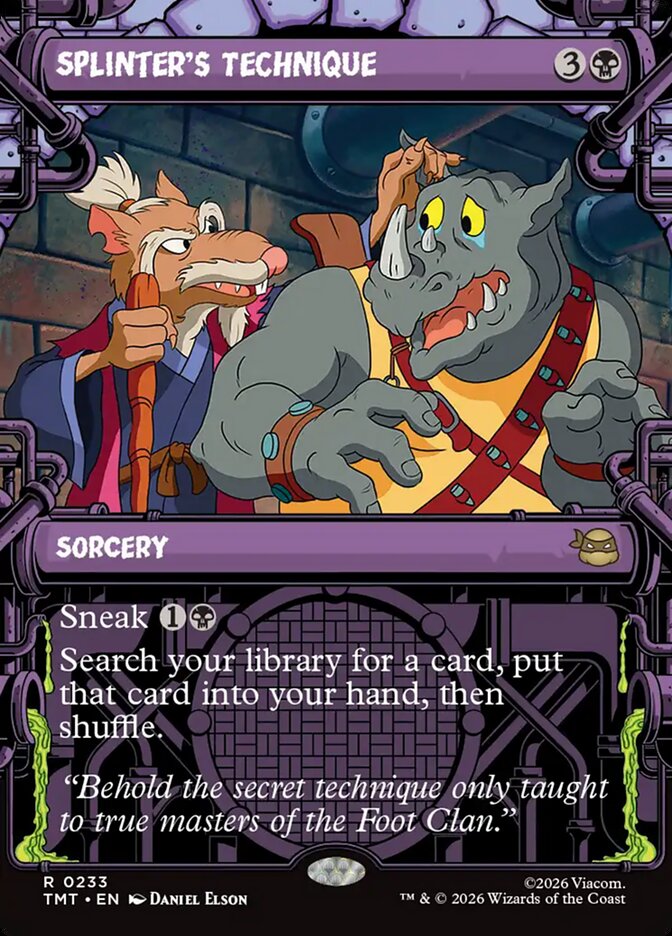 Splinter's Technique - Teenage Mutant Ninja Turtles