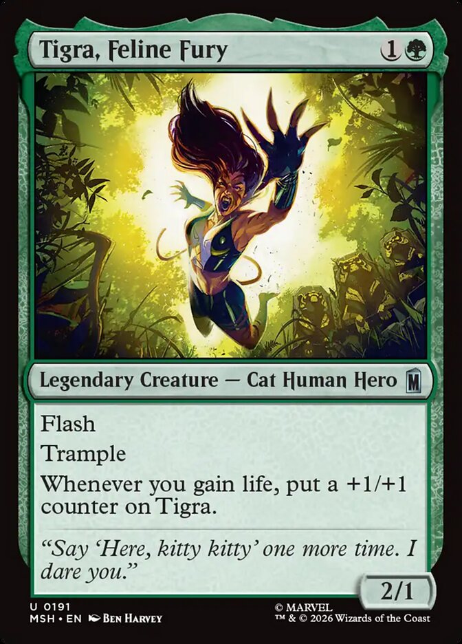 Tigra, Feline Fury - Marvel Super Heroes