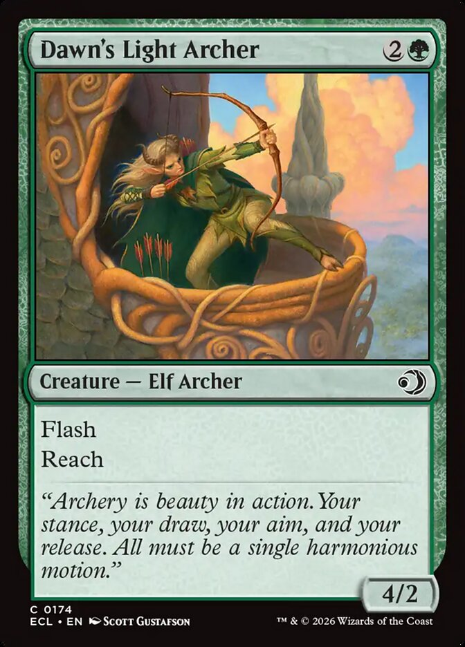 Dawn's Light Archer - Lorwyn Eclipsed