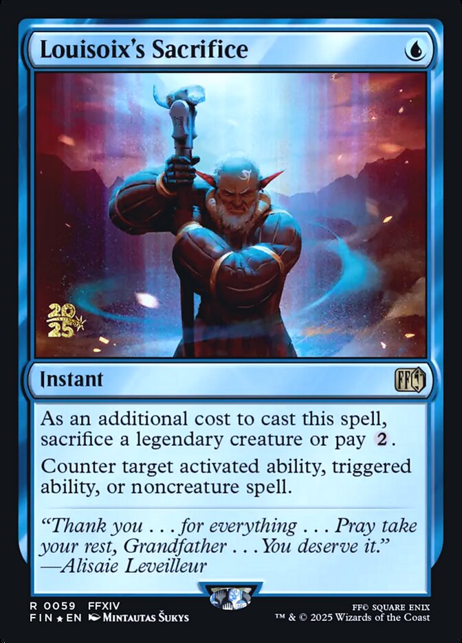 Louisoix's Sacrifice - Final Fantasy Promos