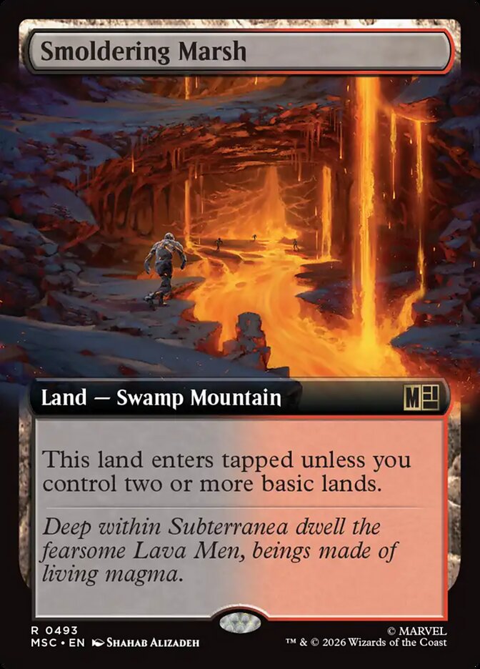 Smoldering Marsh - Marvel Super Heroes Commander