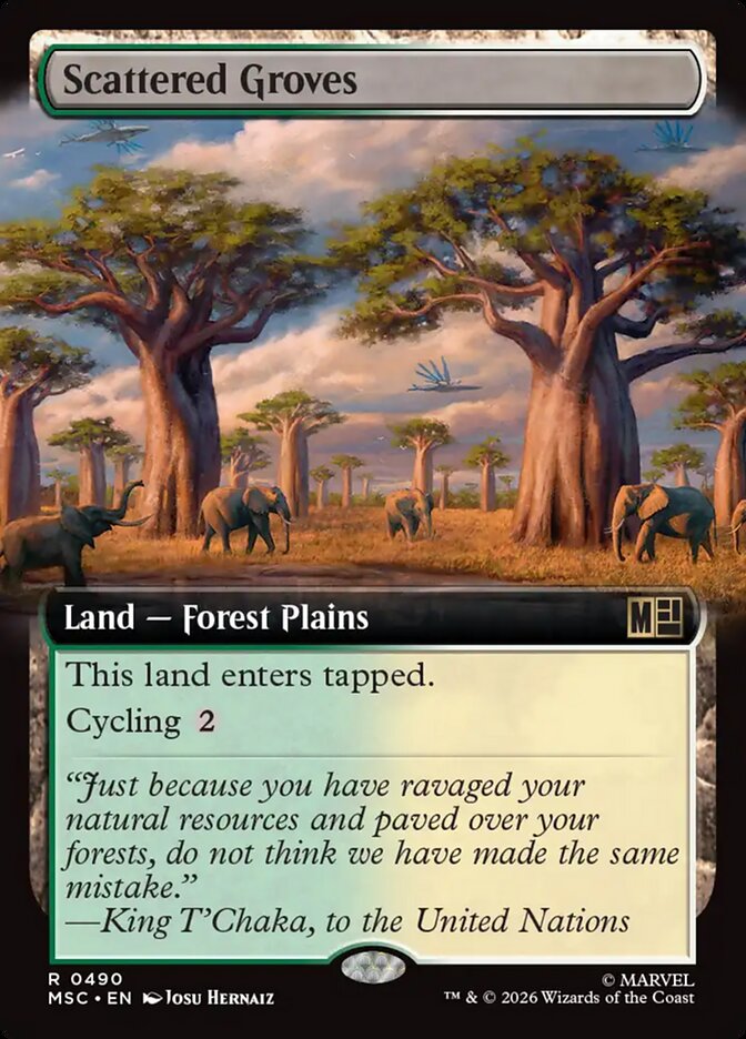 Scattered Groves - Marvel Super Heroes Commander